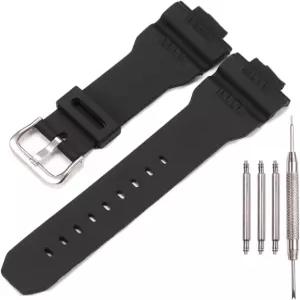 카시오 G 쇼크 GW-7900 G-7900 워치밴드 남성 스포츠 방수 블랙 고무 교체 팔찌와 호환 레진 시계줄