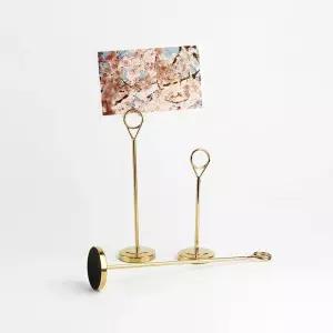 메탈 가격표꽂이 1P 스탠드 종이 메모지 홀더 15cm 메모홀더 메모꽂이