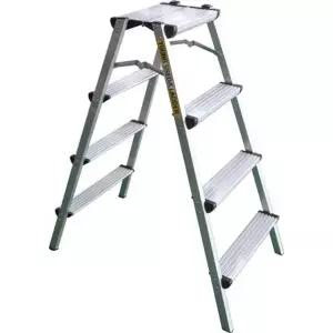 [굿야드] 알루미늄 광폭 사다리 4단