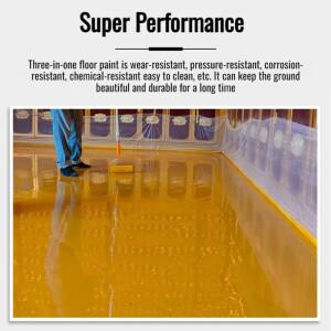 파니식 에폭시 바닥 페인트 내마모성 정전기 방지 가정용 수성 레진 바니시 시멘트 특수 코팅