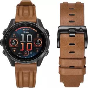 가민 페닉스 8 43mm / 7S 6S 5S용 TRUMIRR 밴드 에픽스 프로 42mm 인스팅트 2S용 20mm 정품 가죽 시계줄 퀵