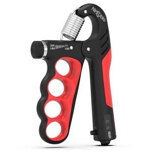 [미국배송] 핸드 그립 강화 트레이너 조절 가능한 저항 11LBS-220LBS 팔뚝 강화기 근육 형성 및 부상 회복을 위한 기계식 카운터 다목적 그립이 있는 스퀴저