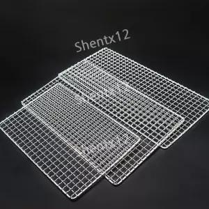 두꺼운 스텐 석쇠 그릴 바베큐 불판 오븐선반 사각 그릴망