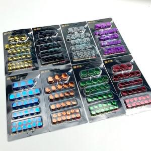 30피스 1.4/1.2/1/0.8CM 바이크 오토바이 수정 스크류 캡 장식 전동 스쿠터 전기 자동차 컬러 너트 커버 Ac