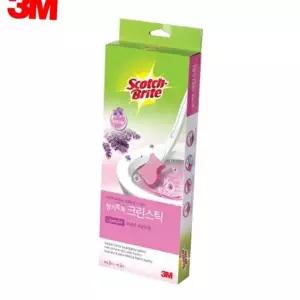 수세미 bns 향기톡톡 크린스틱 변기솔 라벤더향 핸들1+리필2 화장실/욕실/청소/수세미/세정 3M