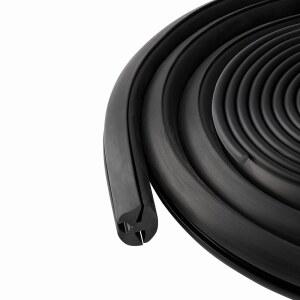 EPDM 밀집 고무 창문 잠금 개스킷 풍화 제거 창 씰 견인 부품 동작 인라인 1/5인치 유리 및 1/10인치 패널 가장자리 길이 10피트 에 맞습니다