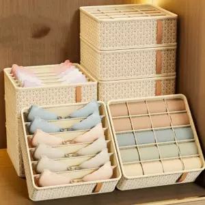 칸칸이 접이식 속옷정리함 다용도 양말 옷장 정리함 정리함 서랍정리함