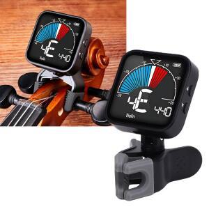 전문 바이올린 튜너 메트로놈 비올라 첼로 용 정밀 디스플레이 or 클램프가포함 전자