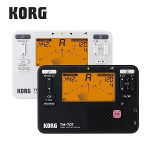 KORG TM70T 튜너메트로놈레코더 바람 기타 우쿨렐레 or 피아노 키보드 악기 사용됨