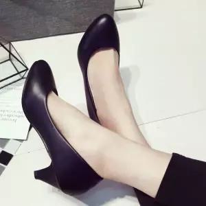 [하프클럽/]정장 면접 구두 신발 면접화 여성 미들굽