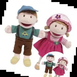 말하는손인형 매직캐슬 말하는 손인형 유치원 인형극 2종세트