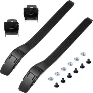 TOPPERFUN 남성용 Lnline 스케이트 교체 스트랩 2종 세트 조절 가능한 유니버설 버클 나사 너트가 달린