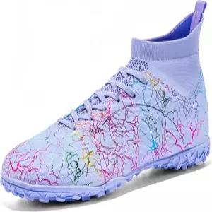 잔디 축구화를 위한 테브졸파 축구화 실내 남자 청소년 TF AG 인조 지상 훈련 운동화 야외용