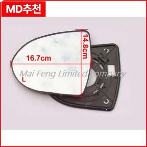 기아 스포티지 R 2011-2012 사이드 미러 반사경, 렌즈, 가열 유리 없음, 자동차 액세서리