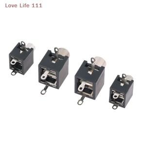 10피스 2.5/3.5mm PJ301 여성용 오디오 커넥터 3핀 DIP 헤드폰 잭 소켓 모노 채널