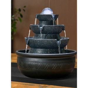 물멍 방 인공폭포 LED램프 정원 분수 거실 미니호환 꾸미기 옥상 사무실 실내