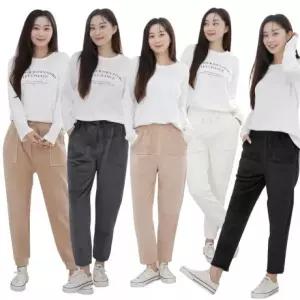 벨벳 트레이닝복 운동복 운동복바지 바지 스판 조거팬츠 배기 트레이닝복하의 무지 골덴 기모 츄리닝세트