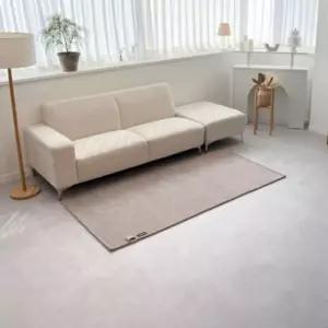 사계절 구들장 카페트 러그 워셔블 EMF 전기 장판 베이지 103x200 원난방 매트 요 온열 방석 거실 담요 발열 캠핑 수면 발온 침대 이블 열기