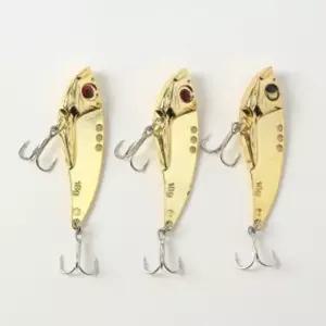 루어낚시메탈바이브3p세트18g골드갈치메탈지그