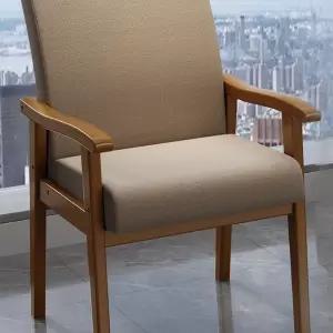 원목 팔걸이 의자 나무 린넨 주방 암체어 카페 모던 식당