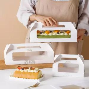 투명 롤케이크 상자 용기 1호 롤케익박스 베이킹