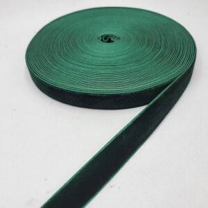 다크 그린 벨벳 리본 1cm(3 /8인치) x 18m(20야드), 크리스마스 화환 장식용 리본, 수제 공예 장식품 선물 포장 및 제작