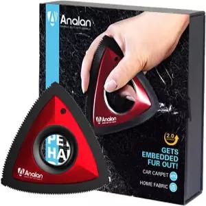 자동차 디테일링 용품용 아날란 미니 반려동물 털 제거기 인테리어용 카펫 강아지 자동 디테일링용 삼각형