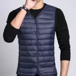 남녀공용 방수 패딩조끼 겨울 베스트 경량 패딩 조끼 (WFKA9E0)