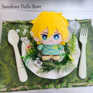 몽테조이 10CM 애니메이션 디오 디에고 브란도 인형 피규어 플러시 코튼 장난감 코스프레 카와이 펜던트 마