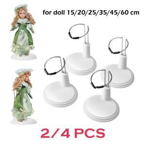 몽테조이 액션 피규어 스탠드 플라스틱 인형 디스플레이 브래킷 지지대 조절  15-60cm 곰 장난감 2 개