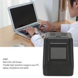 필름 슬라이드 스캐너 135 126 110 네거티브 컬러 흑백 JPG 사진 22MP(2.0인치 LCD 화면 포함)로 변환