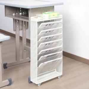 벽걸이 서류 꽂이 11단 파일 정리함 보관 거치대 사무용품 문서