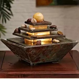 미니분수대 가정용 실내정원 베란다꾸미기 물소리 홈가드닝