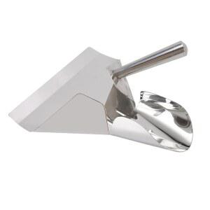 프렌치 프라이 스쿱, 스칼드 방지 손잡이가 있는 스테인리스 스틸 녹슬지 않는 팝콘 영화관, 카니발, 결혼식, 뷔페를 위한 상업용 경량 다목적 배거 스쿱