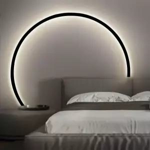 침실 원형 벽조명 led 북유럽 인테리어 무드등 벽램프 안방 복도 카페 인테리어조명