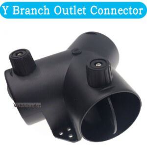 60/75mm 자동차 히터 에어 벤트 덕트 Y 분기 배기 커넥터 (Webasto 디젤 주차 용 조절 밸브 플랩 포함)