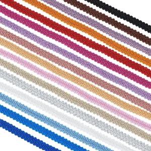 PH 팬더홀 34야드 김프 땋기 트림 16가지 색상 땋은 코드 폴리에스터 직조 장식용 리본 손 DIY 공예 의상