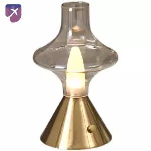 탁상램프 무드등 식탁램프 금색 소형 회색 유리 과일