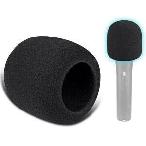 [미국배송] 오디오 테크니카 ATR2100X-USB 카디오이드 다이내믹 보호 마이크 커버 윈드스크린 폼용 SOULWIT 2PCS 팝 필터 - 블랙