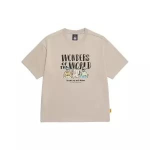 내셔널지오그래픽 NATIONALGEOGRAPHIC N252UTS980 리젠아스킨 그래픽 반팔 티셔츠 BEIGE KHAKI N252UTS9801