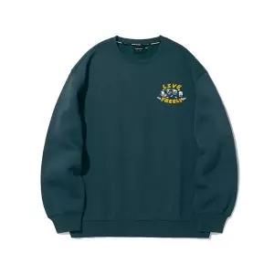 [인터크루] 남성 크루케릭터맨투맨 ITZ4TM31ADN 다크그린 _P412769814