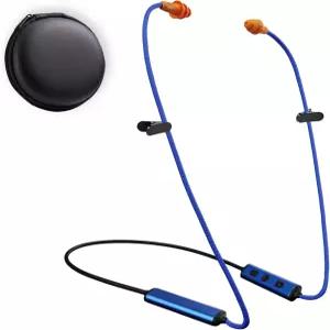 호환 업무용 이어 플러그 블루투스 헤드폰 20시간 배터리 넥밴드 무선 이어버드 마이크 및 컨트롤 소음