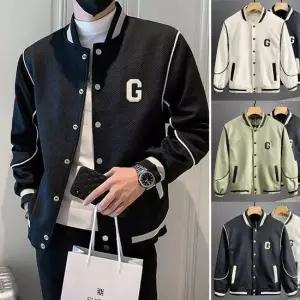 [라일리의류] Rly 캐주얼 남성블루종 야구점퍼 남성항공점퍼 가을자  44239588)