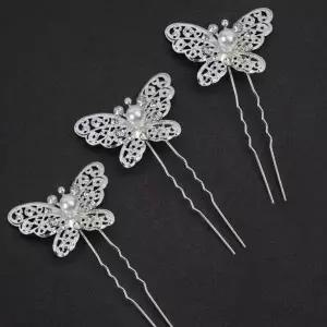 [골드스마일]포인트템헤어삔 업스타일 유지삔 한복 장신구 나비헤어코사지