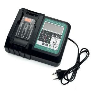 마키타 18V BL1860BBL1850BBL1840BL1830BL1820BL1415BL1440 전동 공구 충전기용 새 DC18RC 리튬 이온 배터