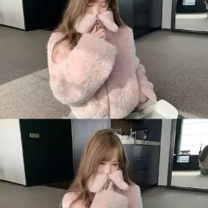 여자점퍼 집업 야구 항공 귀티나는 램스울 라지 퍼 코트 가을 겨울 터틀넥 상의 원템4