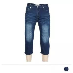 남자바지 청반바지 스판데님 반바지 7부 호브 남성바지 남성청바지 워싱