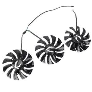 Zotac RTX 2080 Ti AMP 그래픽 카드 냉각 팬을 위한 InRobert GPU 팬 교체 (풀 세트)