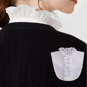 우아한 러블리셔링 니트 맨투맨코디 페이크넥블라우스 bVF7+2QtA