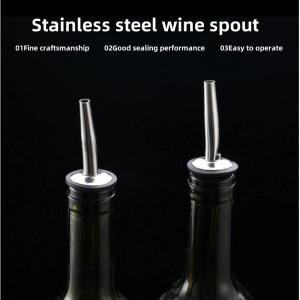 스테인레스 스틸 병 뚜껑 양주 스피릿 푸어러 디펜서 자유로운  와인 붓기 주둥이 스토퍼 바웨어 바 주방